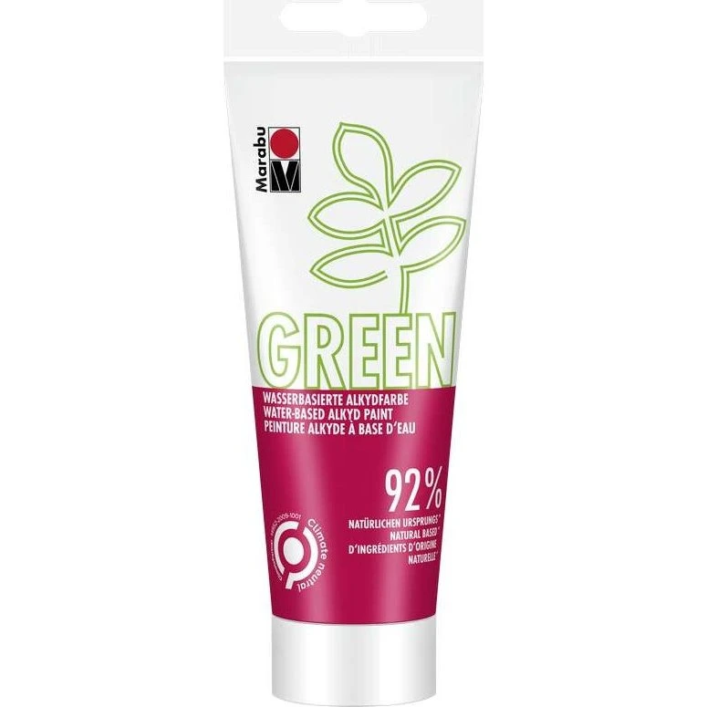 Marabu GREEN Alkydmaling - Kirsebærrød - 100 ml