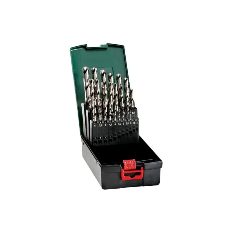 Metabo 627669000 HSS-G Metalborsæt, 25 dele, Ø 1-13 mm
