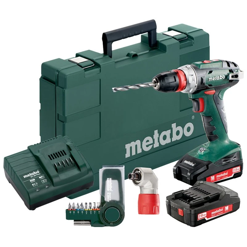 Metabo BS 18 Quick Set - Kompakt Akku-bore-/skruemaskine
