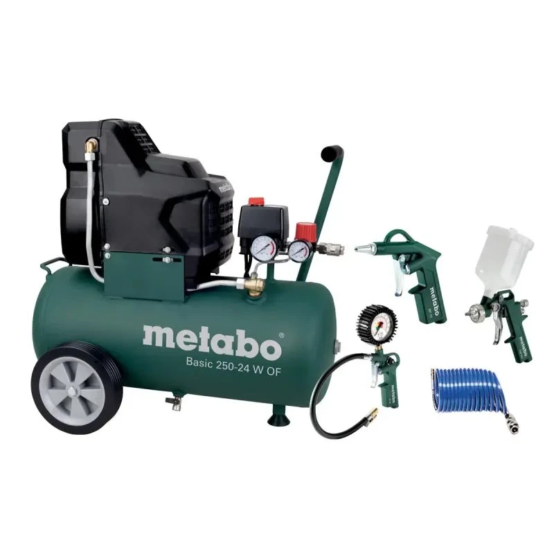 Metabo Basic 250-24 W OF Set - Oliefri Kompressor