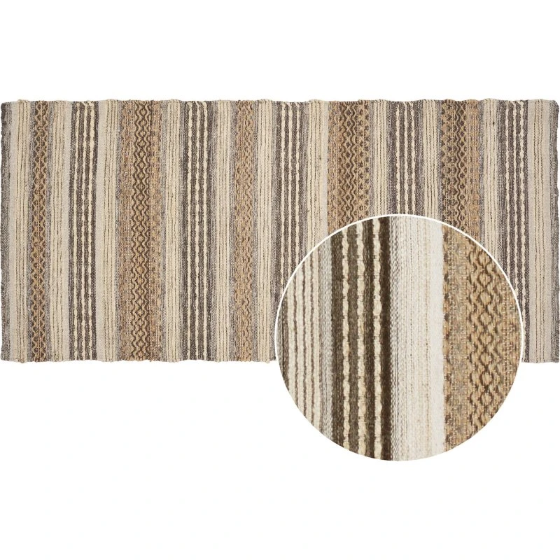 House Nordic Morena Løber, håndvævet natur/grå 80x180 cm