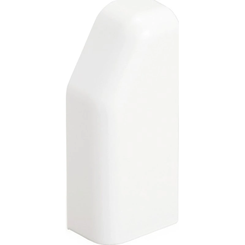 Rehau højre endestykke SL 20/110 mm, hvid