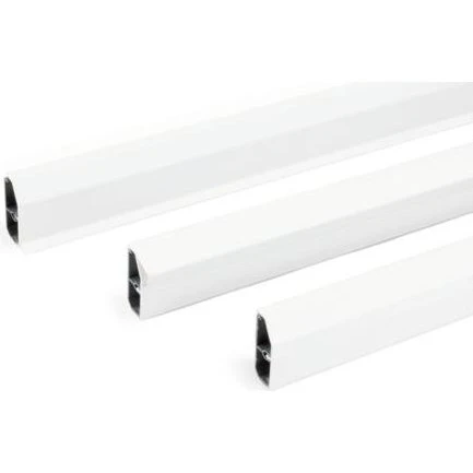 Fodpanel SL 20x50 mm med tape - Hvid RAL 9010