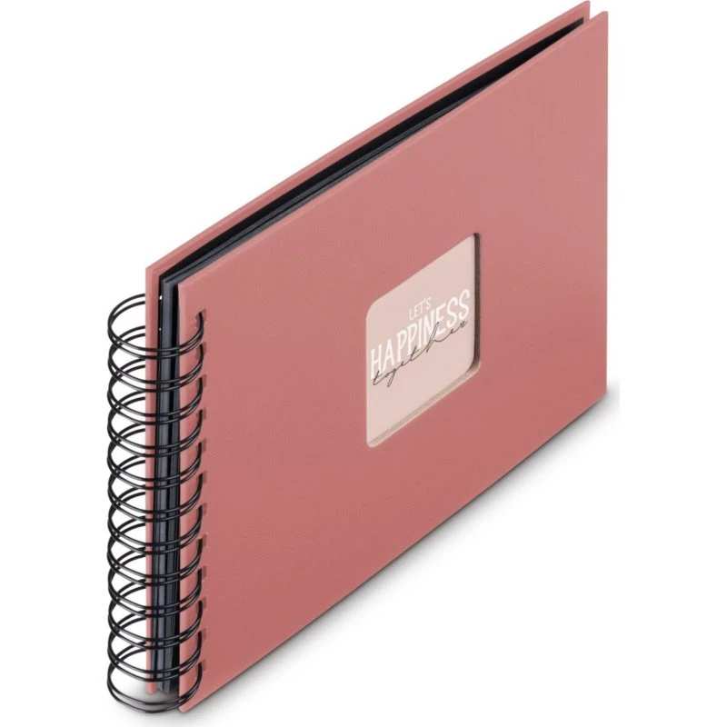 Hama Fine Art Spiral Fotoalbum Terra - 24x17cm, 50 sorte sider