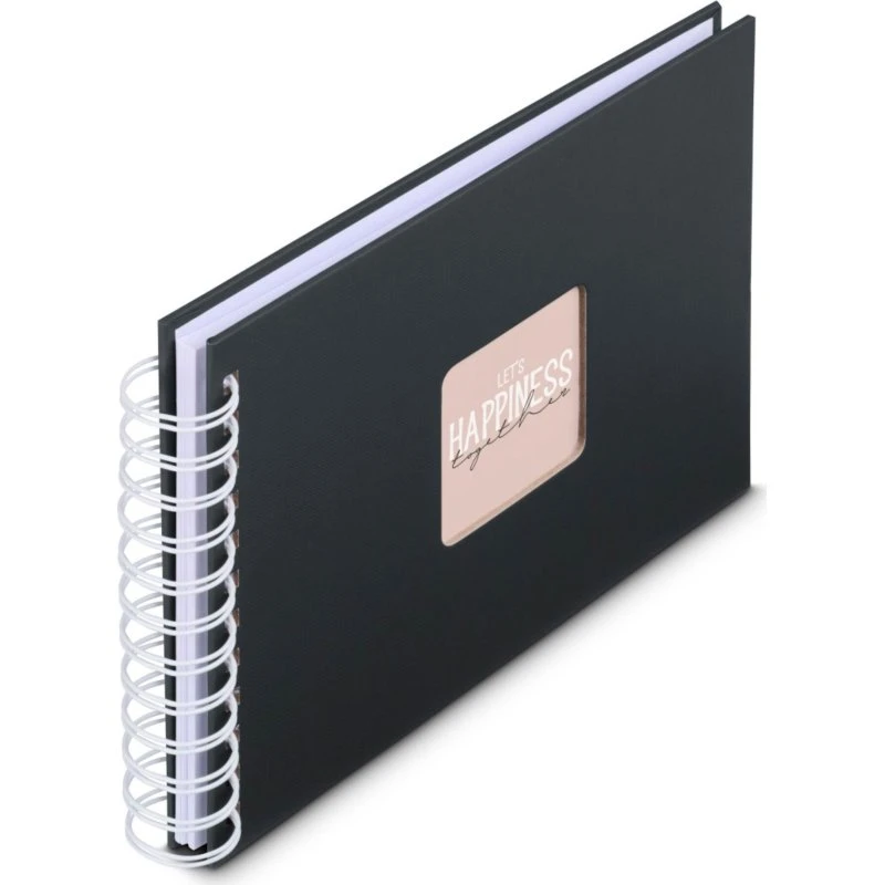Hama Fine Art Spiral Fotoalbum 24x17cm - 50 Sider - Sort