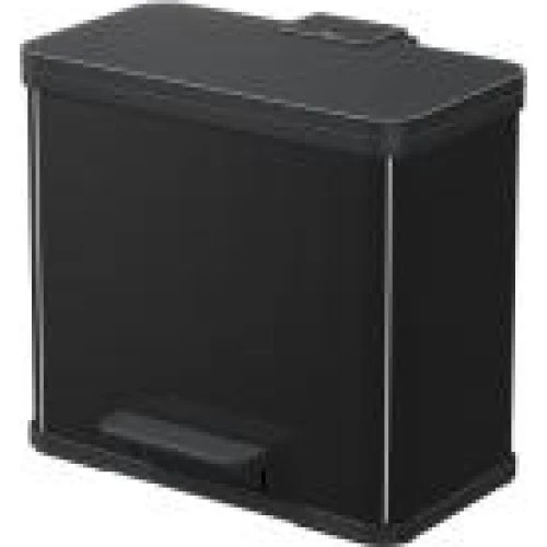 Hailo Öko Trio Plus Pedalspand - 3 x 9L - Sort