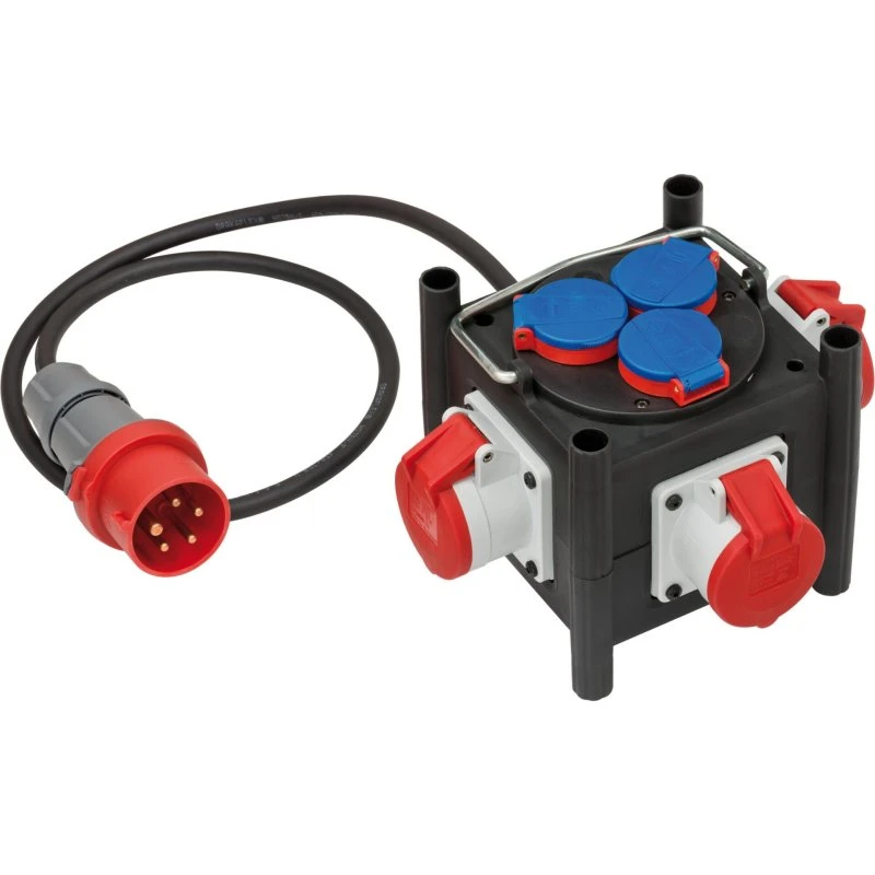 Brennenstuhl BSV 3 MINI TPE Fordelerboks - 3xCEE400V + 3x230V, 1m