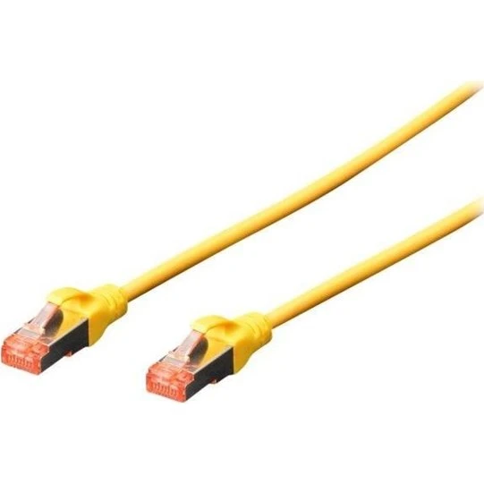 DIGITUS Professional CAT6 SFTP Patchkabel - 10m - Gul (5 stk.)