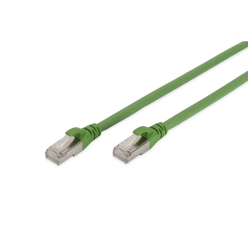 DIGITUS CAT 6A S/FTP PUR Patchkabel - 25 m, Grøn