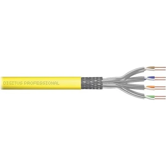 DIGITUS Professional CAT 7a SFTP Bulkkabel, 500m, Gul