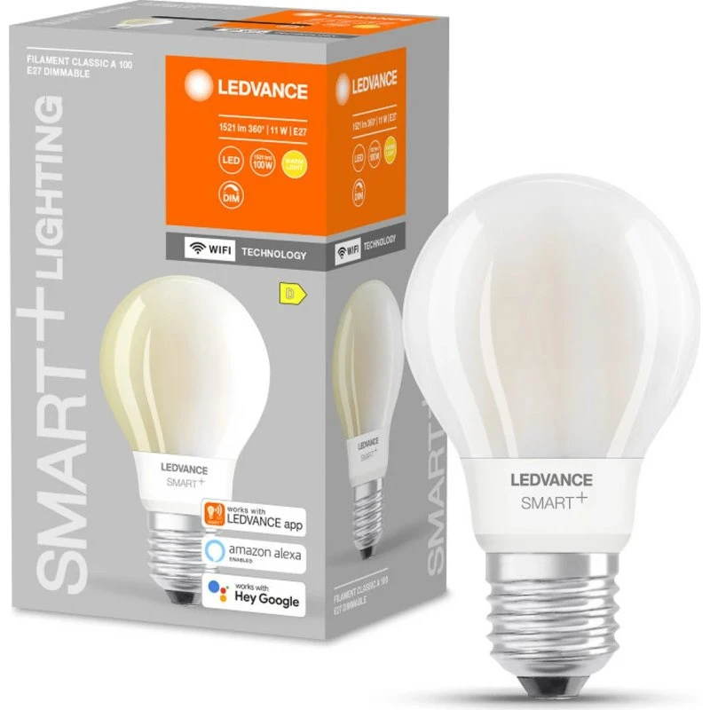 LEDVANCE SMART+ Standard Filament E27 12W (100W) 2700K Mat