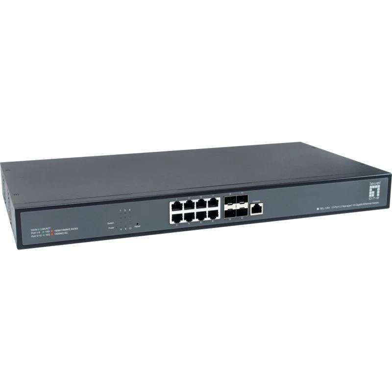 LevelOne XEL-1291 12-port L3-administreret 10G Ethernet Switch