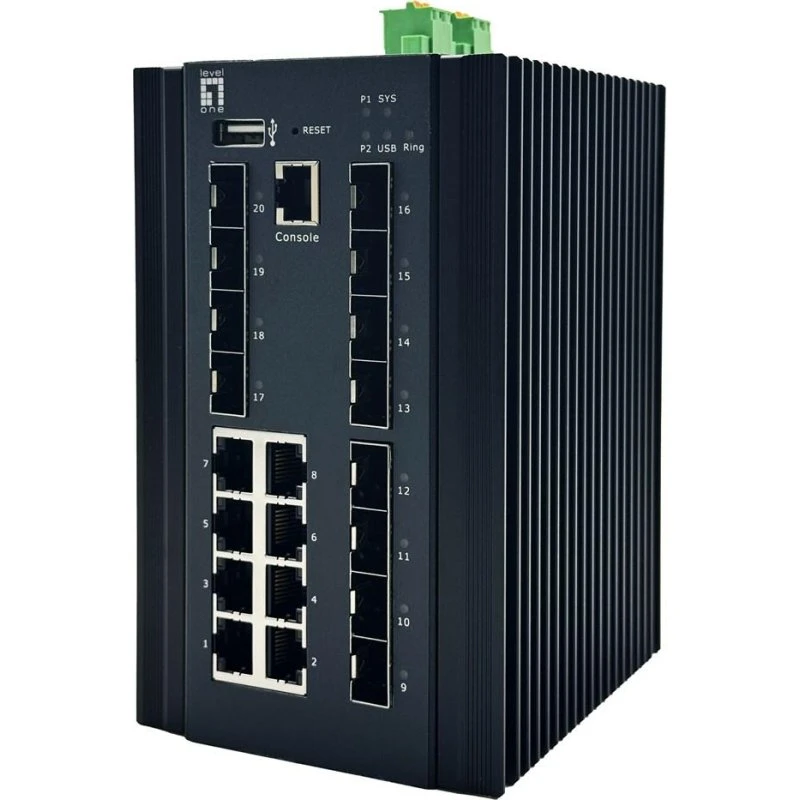 LevelOne IGU-2072 Industriel 20-port L2+ Managed Switch