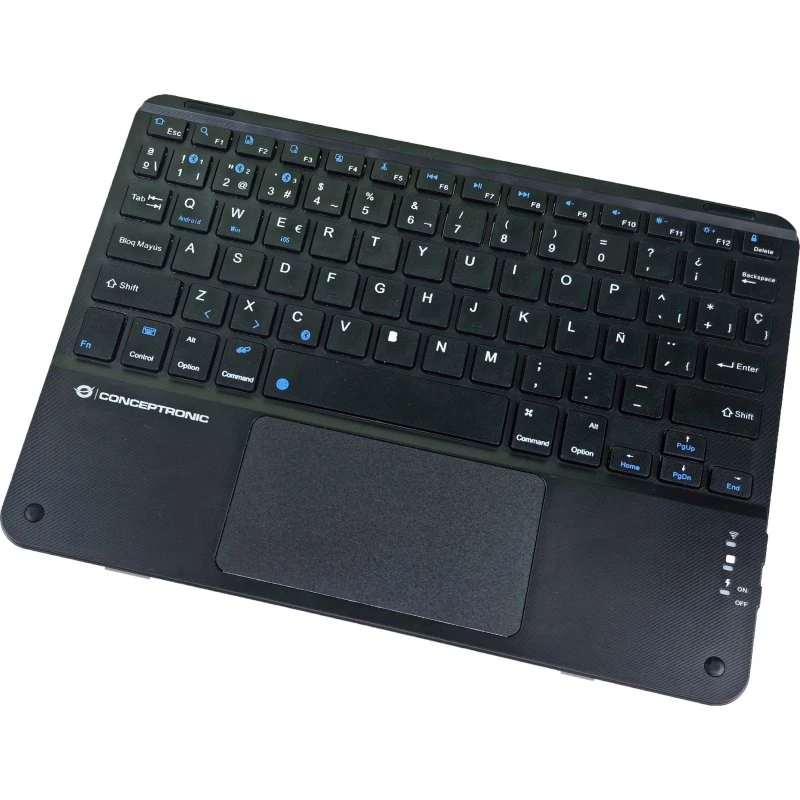 Conceptronic TOBIN01BES Trådløst Tastatur med Touchpad - Spansk