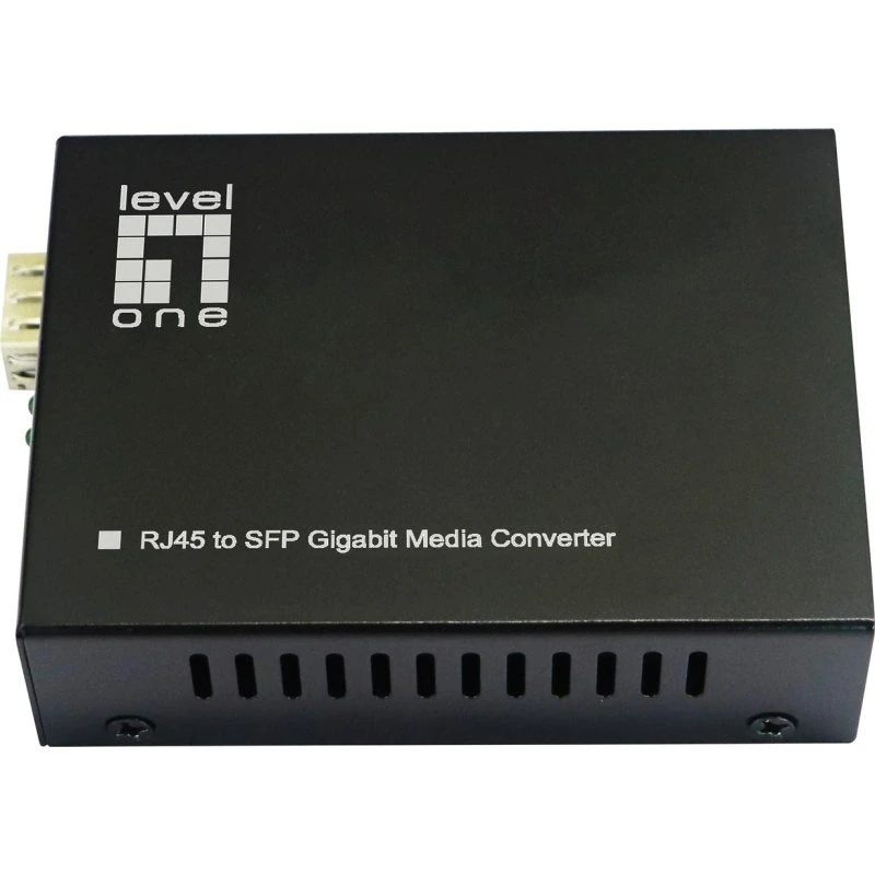 LevelOne GVT-2015 Mediekonverter RJ45 til SFP Gigabit med 60W PoE