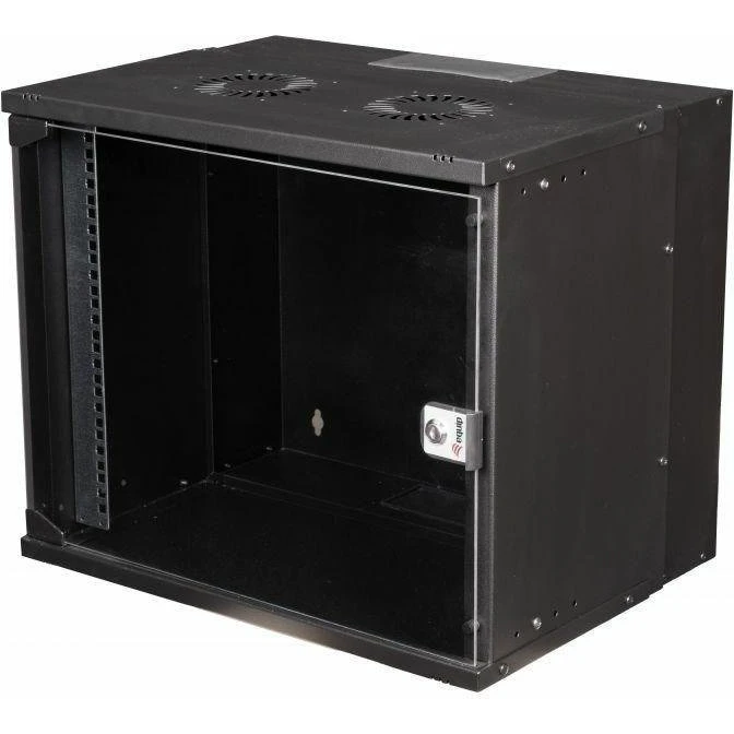 EQUIP Eco Mount 9U vægmonteret 19" rackskab - sort