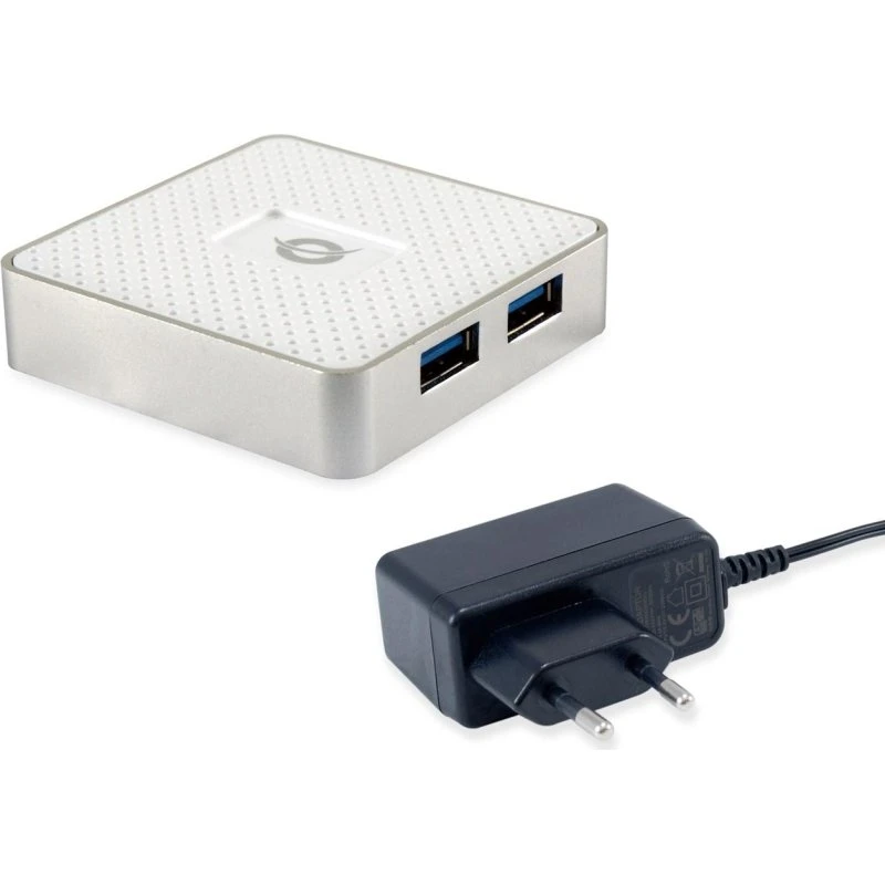 Conceptronic HUBBIES03W USB-hub - 4 x USB 3.2 Gen 1, Hvid