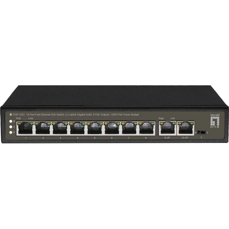 LevelOne FGP-1031 10-port Gigabit Ethernet PoE Switch