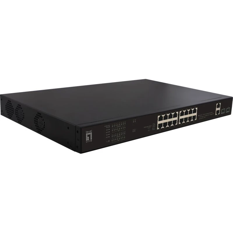 LevelOne FGP-2031 Switch 20-porte Fast Ethernet PoE 1U