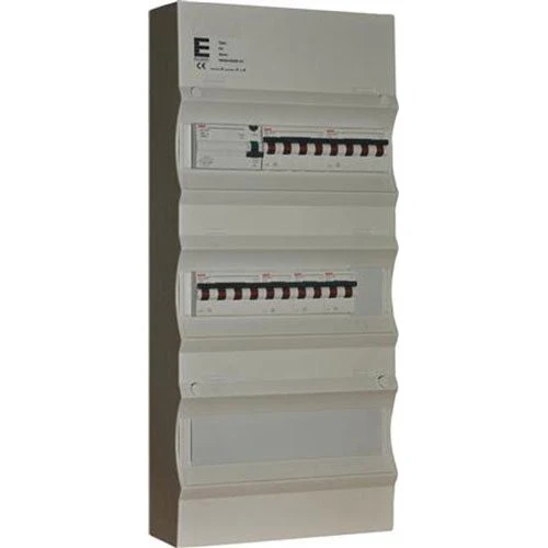 HPFI Gruppetavle 3x16A 3P+N, 3x13A 1P+N - Grå
