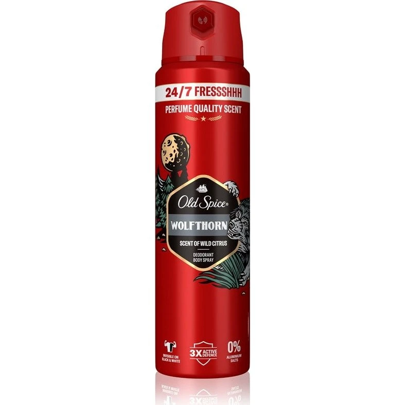 Old Spice Wolfthorn Deodorant Spray til mænd, 150 ml
