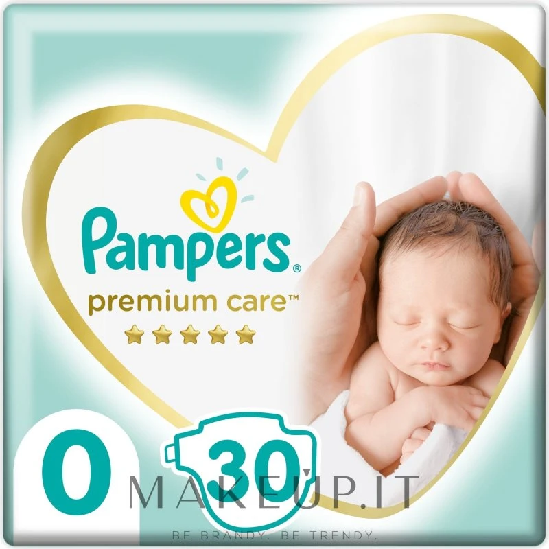 Pampers Premium Care størrelse 0 engangsbleer < 3 kg (30 stk)