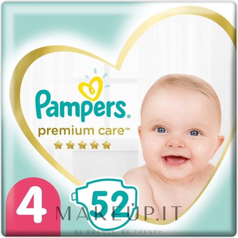 Pampers Premium Care str. 4 engangsbleer 9-14 kg (52 stk)