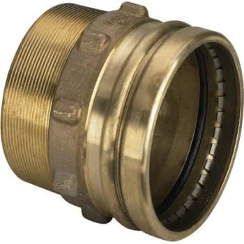 Viega Sanpress XL overgang 76,1 x 2 1/2" rødgods muffe/nippel