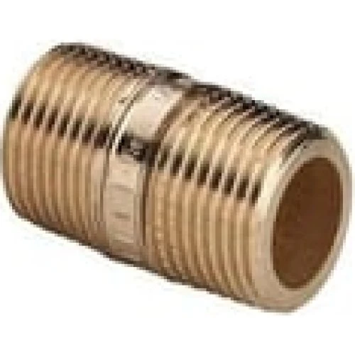 Viega Nippelrør 3/8" x 40 mm rødgods