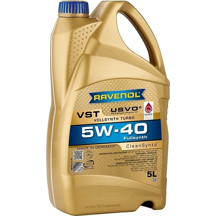 RAVENOL VST 5W-40 Motorolie 5L - ACEA A3/B4 & API SP