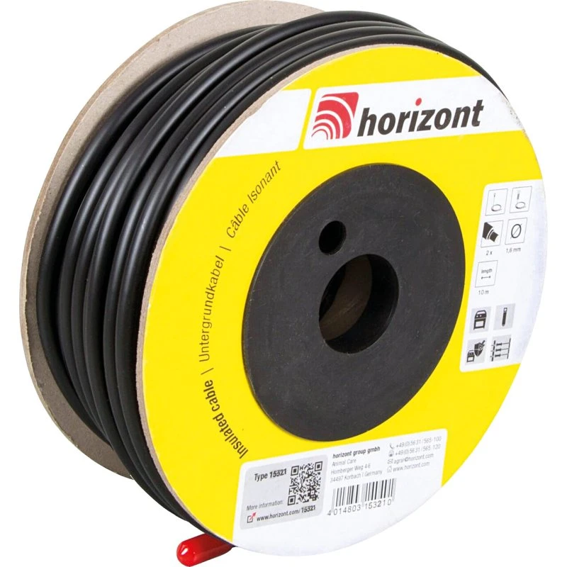 Horizont Jordkabel Isol. 1,6 mm - 10 m
