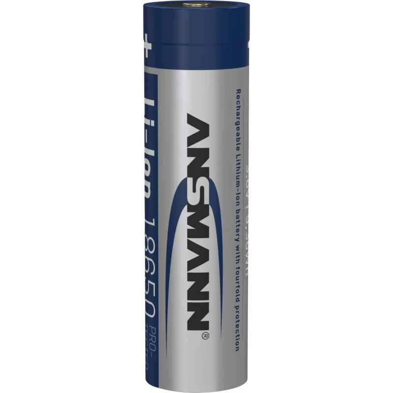 Ansmann 1307-0002 18650 Lithium-Ion batteri, 2600mAh, 3,6V