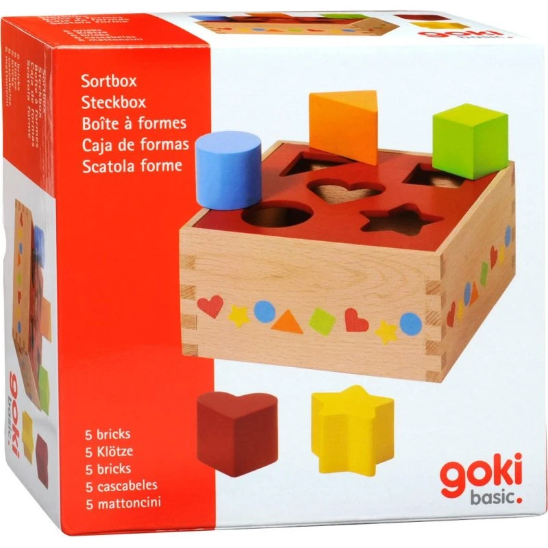 Goki Wooden Sorting Box Basic