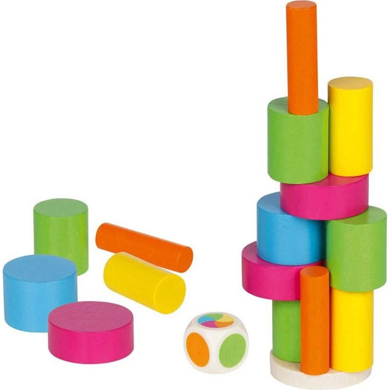 Goki Wooden Balance Game Tower - 27 dele