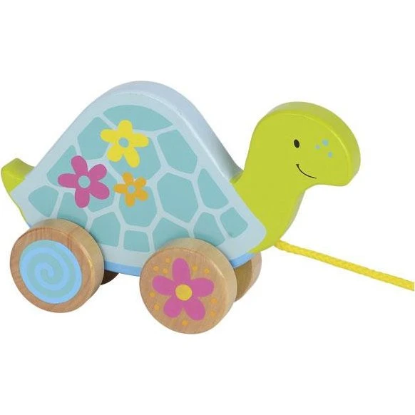 Goki Susibelle Trækdyr - Skildpadde i træ - 12+ måneder