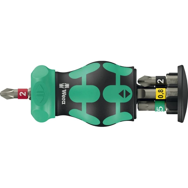 Wera Kraftform Kompakt Stubby Magasin med RA 2 bit