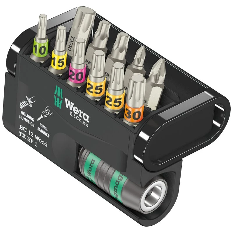 Wera Bit-Check 12 Wood TX HF 1 Bitsæt - 12 dele