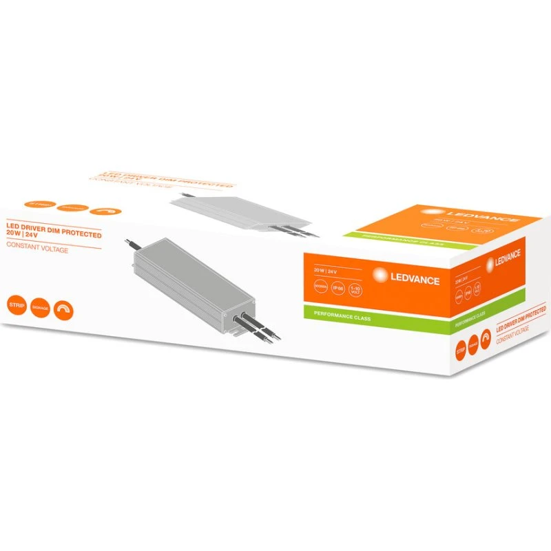 LEDVANCE LED-driver 24V 20W 1‑10V dimbar, IP66