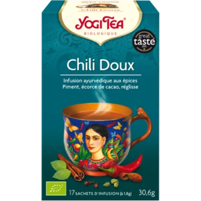 Yogi Tea Chile Økologisk Ayurvedisk Infusion, 17 poser