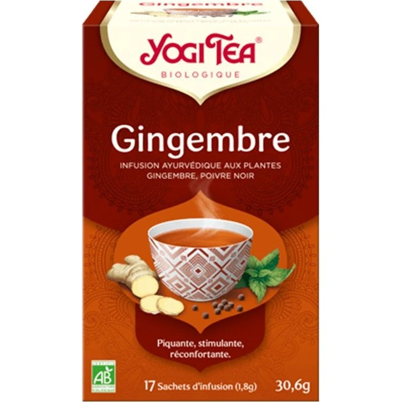Yogi Tea Ingefær & Sort Peber - 17 poser