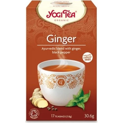 Yogi Tea Ginger Lemon Økologisk (17 breve)