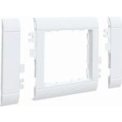 Hager Ecoline Ramme 80mm m55 RAL9016 uden skriftfelt