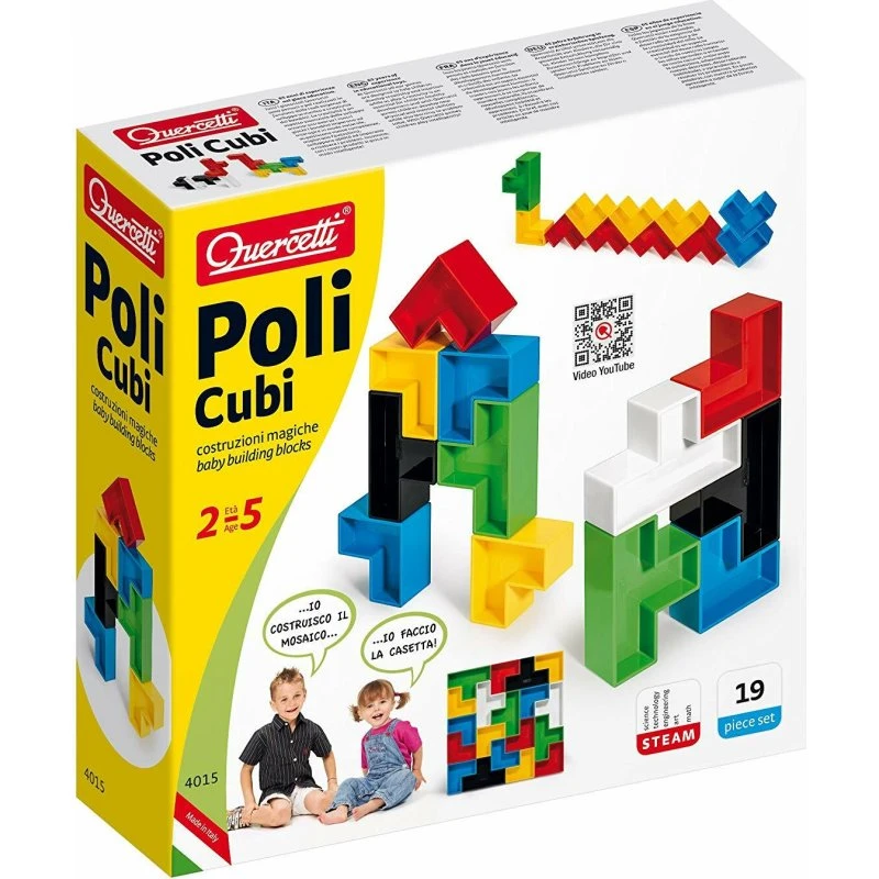 Quercetti Poli Cubi byggeblokke