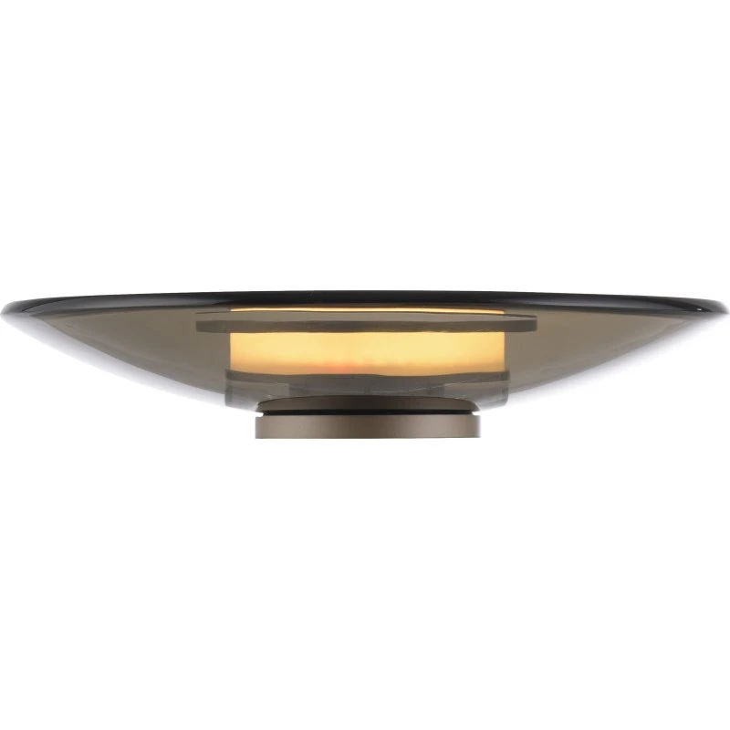 Paul Neuhaus Pure Moon bordlampe i bruntonet glas