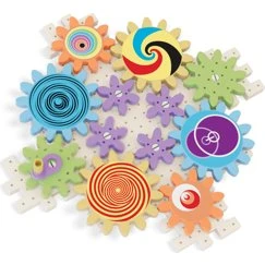 Play Eco+ Kalejdo Pastel - Sjov med tandhjul, 38 dele
