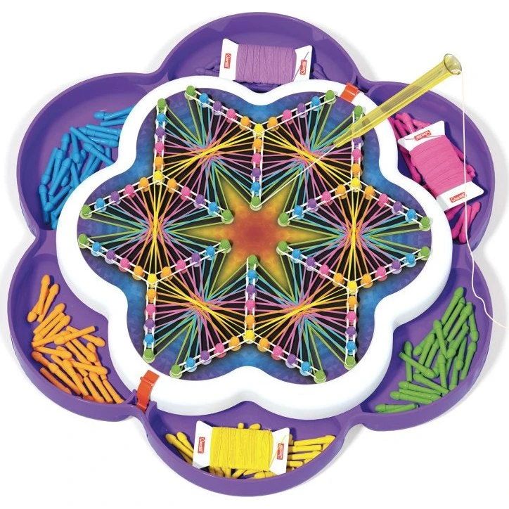 Quercetti String Art Mandala, 30 x 29 x 7 cm