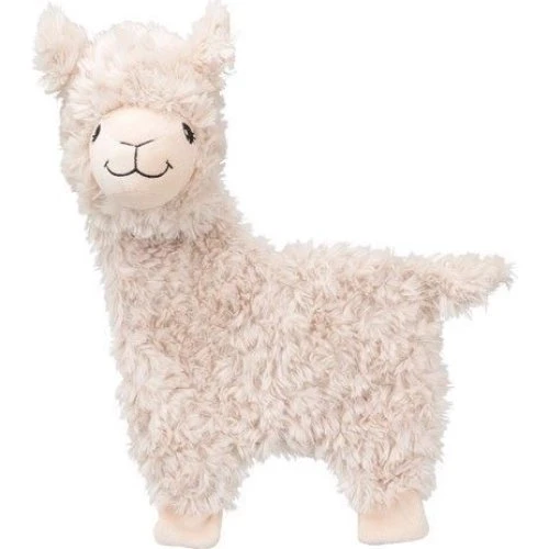 Trixie Lama plush hundelegetøj, 40 cm, hvid