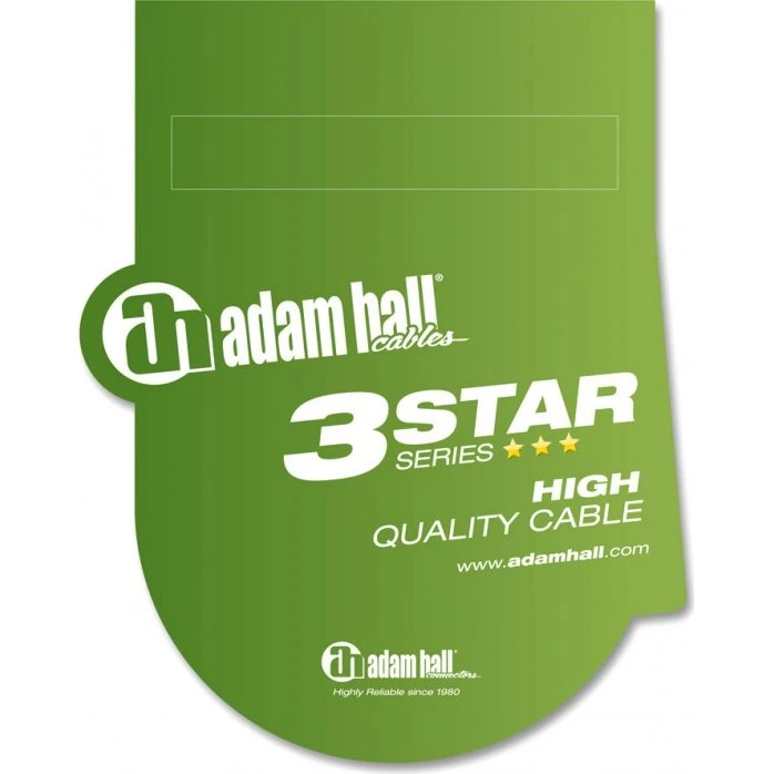 Adam Hall 3 STAR MMP 1000 XLR han – 6,3 mm jack mono 10 m