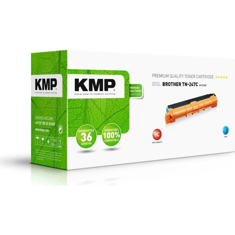 KMP B-T110X Cyan Toner til Brother TN247C (XL)