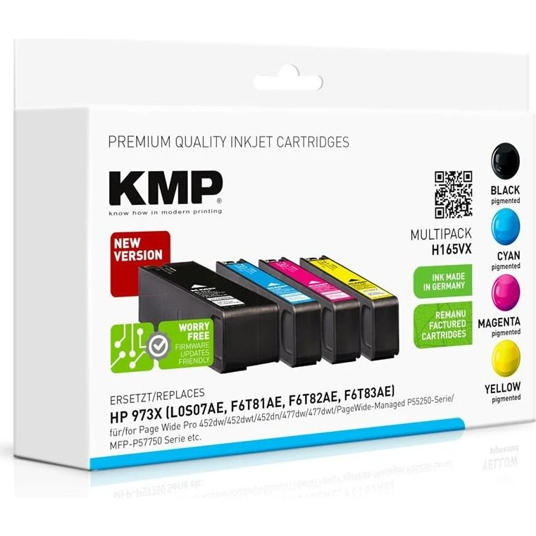 KMP XL Tonerpatroner kompatibel til HP - 4 stk. pakke